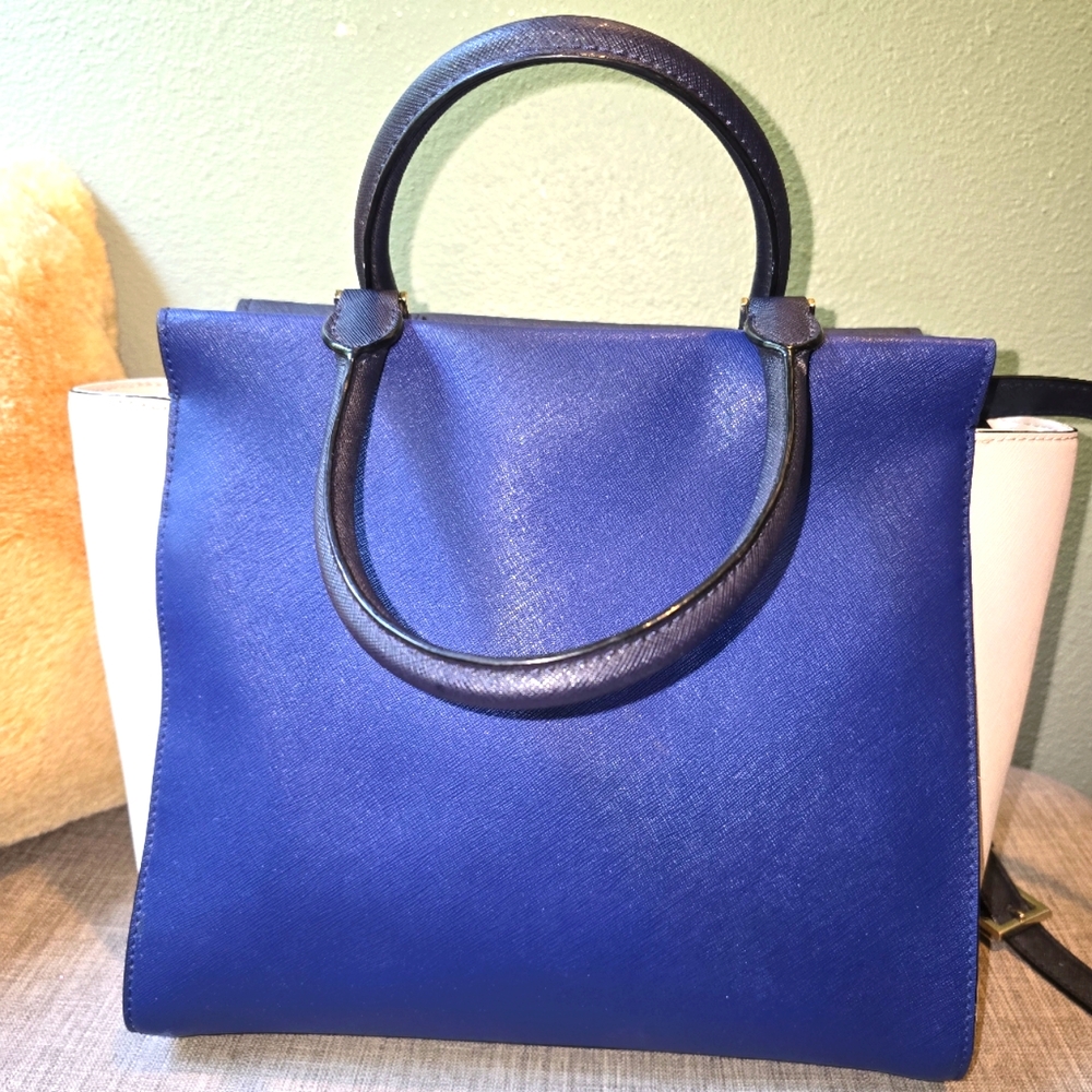 Kate Spade Blue and Black Satchel - Picture 2 of 5